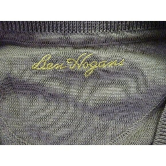 Ben Hogan Italian Merino Wool Large Tan Sweater Vest - Picture 4 of 7